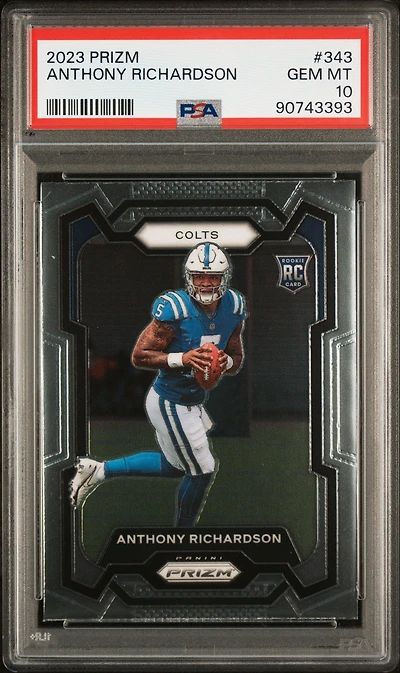 2023 Panini Prizm 343 Anthony Richardson PSA 10