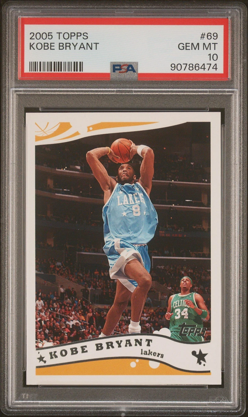 2005 Topps 69 Kobe Bryant PSA 10