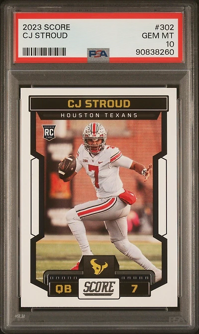 2023 Panini Score 302 Cj Stroud PSA 10