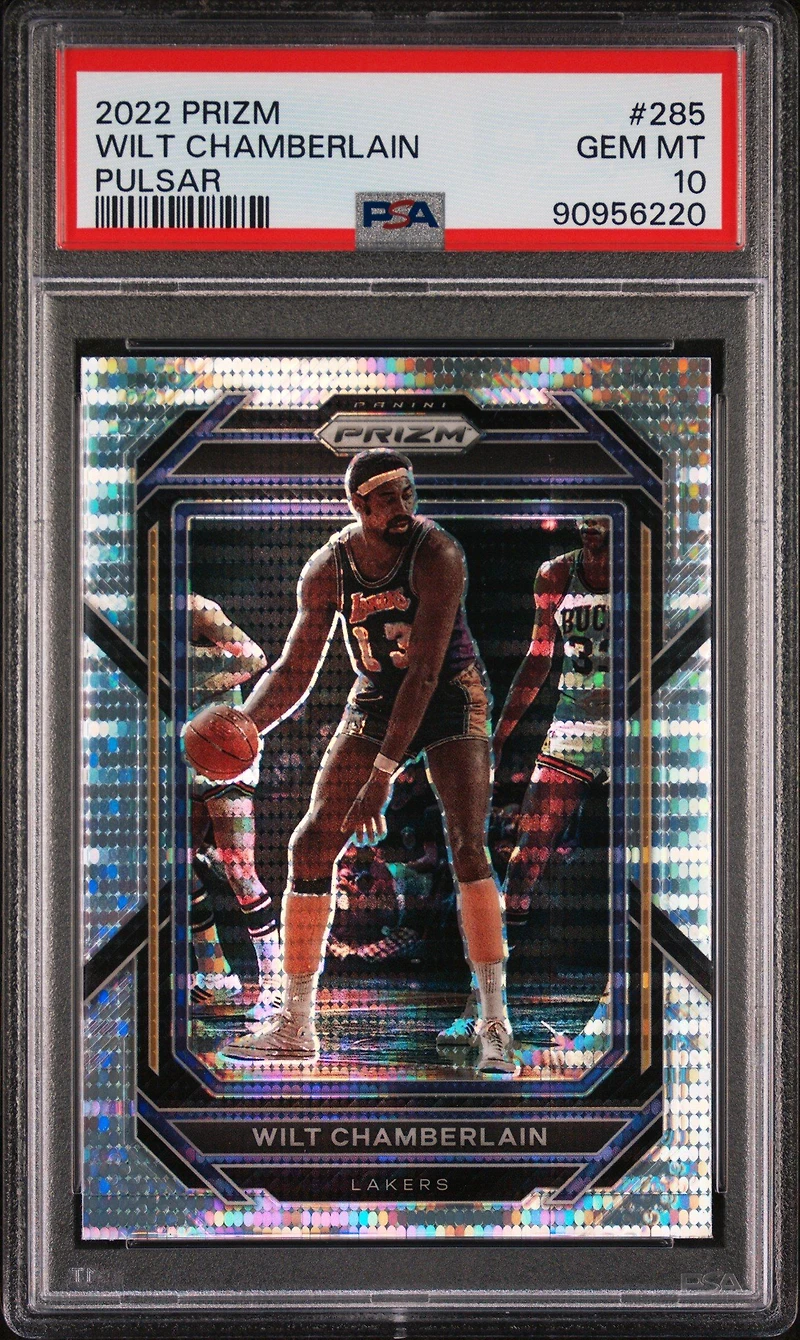 2022 Panini Prizm 285 Wilt Chamberlain Pulsar PSA 10