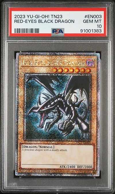 2023 Yu-gi-oh! Tn23-25th Anniversary Tin: Dueling Heroes En003 Red PSA 10