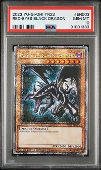 2023 Yu-gi-oh! Tn23-25th Anniversary Tin: Dueling Heroes En003 Red PSA 10
