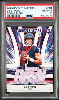 2023 Panini Rookies & Stars Rookie Rush Rr4 Cj Stroud PSA 10