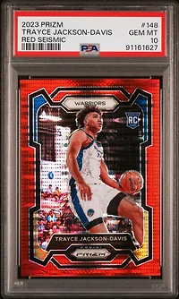 2023 Panini Prizm 148 Trayce Jackson-davis Red Seismic PSA 10