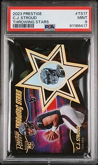 2023 Panini Prestige Throwing Stars Ts17 C.j. Stroud PSA 9