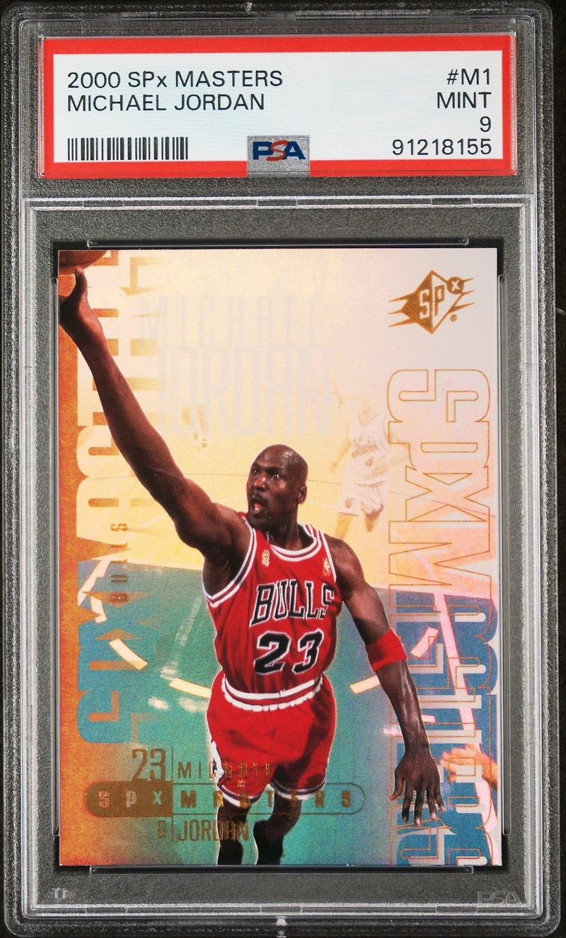 2000 Spx Masters M1 Michael Jordan PSA 9