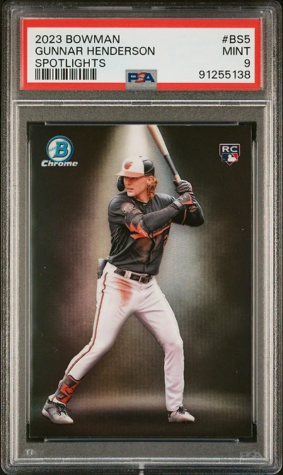 2023 Bowman Spotlights Bs5 Gunnar Henderson PSA