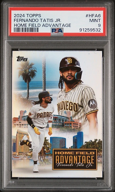 2024 Topps Home Field Advantage Hfa6 Fernando Tatis Jr. PSA 9
