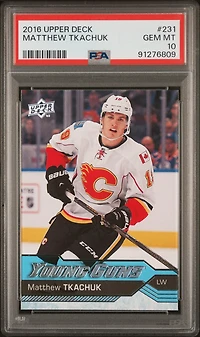 2016 Upper Deck 231 Matthew Tkachuk PSA 10