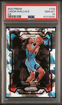 2023 Panini Prizm 139 Cason Wallace Ice PSA 10