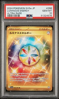 2024 Pokemon Japanese Sv5a-crimson Haze 096 Luminous Energy Ultra Rare PSA 10