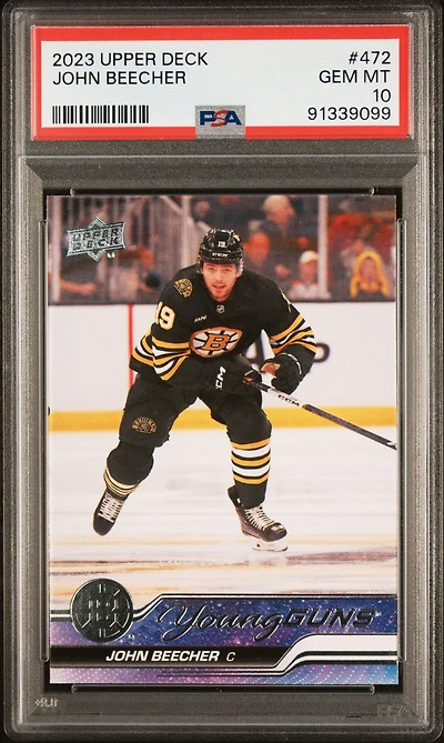 2023 Upper Deck 472 John Beecher PSA 10