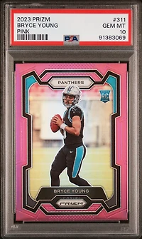 2023 Panini Prizm 311 Bryce Young Prizm PSA 10