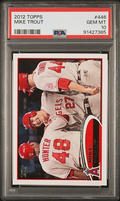 2012 Topps 446 Mike Trout PSA 10