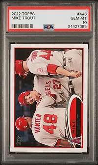 2012 Topps 446 Mike Trout PSA 10
