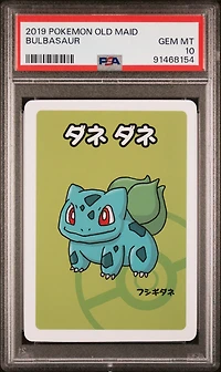 2019 Pokemon Old Maid Bulbasaur PSA 10