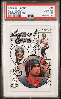 2023 Panini Illusions King Of Cards 17 Cj Stroud PSA 10