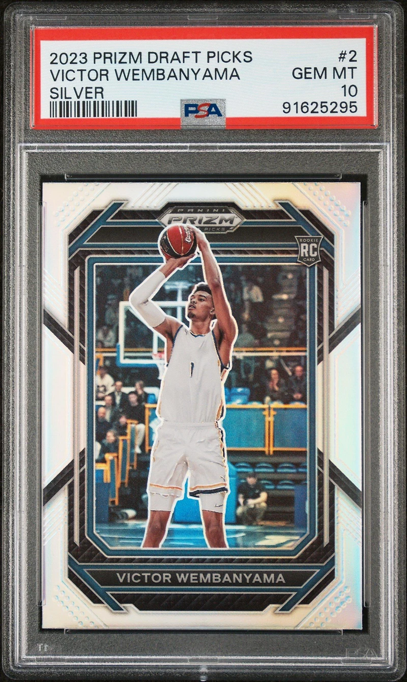 2023 Panini Prizm Draft Picks 2 Victor Wembanyama Silver Prizm PSA