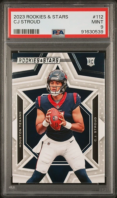 2023 Panini Rookies & Stars 112 Cj Stroud PSA 9