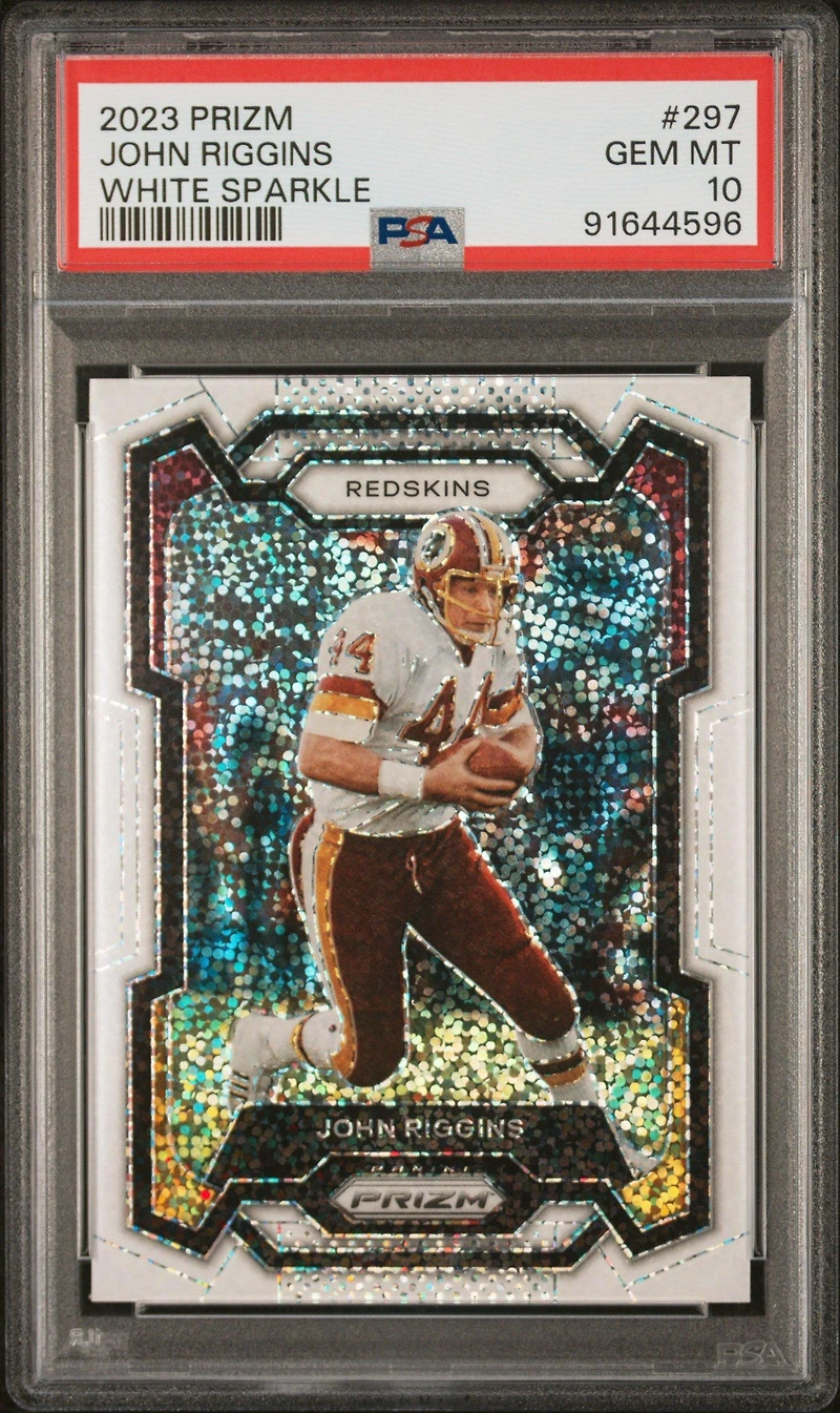 2023 Panini Prizm 297 John Riggins White Sparkle PSA 10