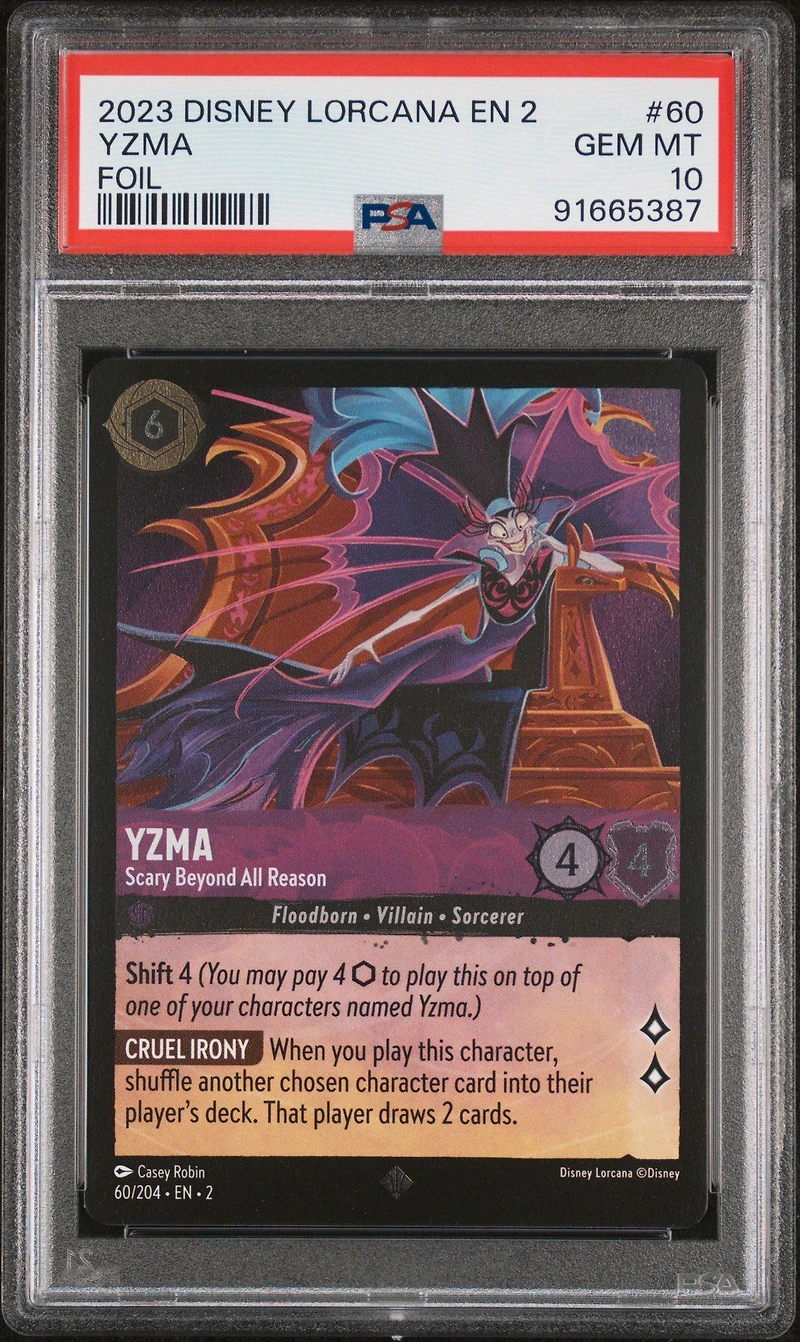 2023 Disney Lorcana En 2-rise Of The Floodborn 60 Yzma