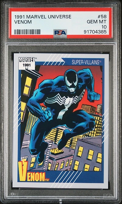 1991 Marvel Universe 58 Venom PSA 10