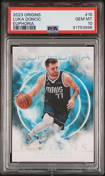 2023 Panini Origins Euphoria 15 Luka Doncic PSA 10