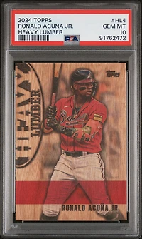 2024 Topps Heavy Lumber Hl4 Ronald Acuna Jr. PSA 10