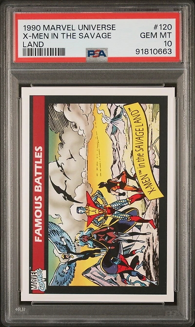 1990 Marvel Universe 120 X-men In The Savage Land PSA 10