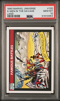 1990 Marvel Universe 120 X-men In The Savage Land PSA 10