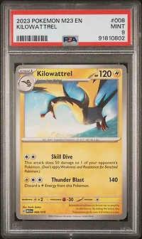 2023 Pokemon M23 En-mcdonald's Collection 008 Kilowattrel PSA 9