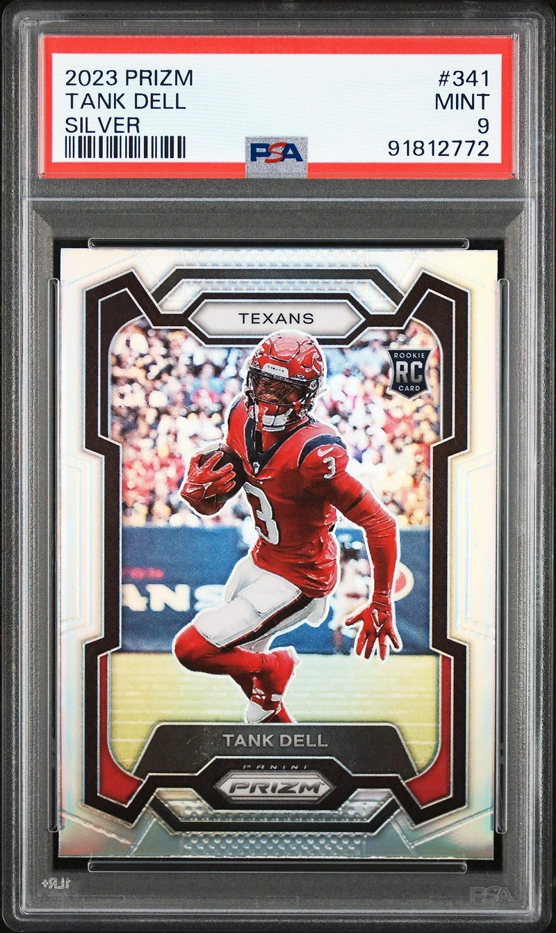 2023 Panini Prizm 341 Tank Dell Silver Prizm PSA