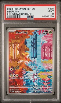 2024 Pokemon Tef En-temporal Forces 165 Deerling Illustration Rare PSA