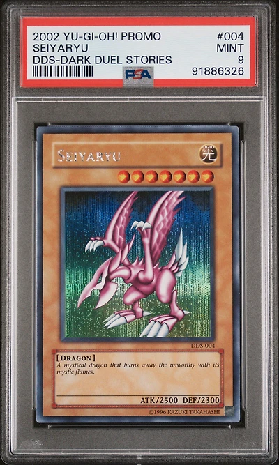 2002 Yu-gi-oh! Promo Dds-dark Duel Stories 004 Seiyaryu PSA 9