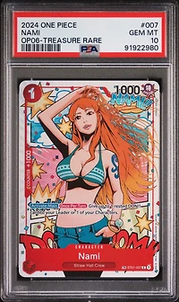 2024 One Piece Wings Of The Captain 007 Nami PSA 10