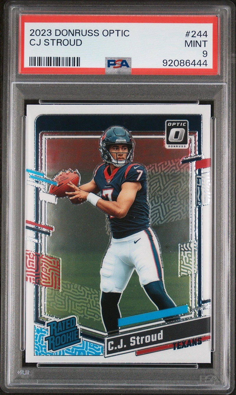 2023 Panini Donruss Optic 244 Cj Stroud PSA
