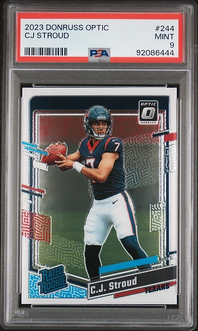 2023 Panini Donruss Optic 244 Cj Stroud PSA