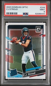 2023 Panini Donruss Optic 244 Cj Stroud PSA