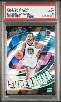 2023 Panini Revolution Supernova 4 Stephen Curry Cubic PSA 9