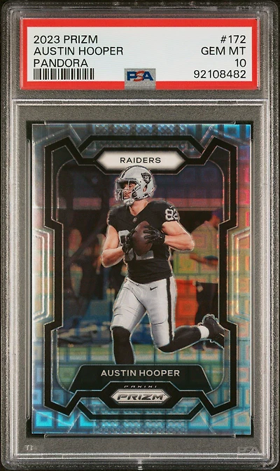2023 Panini Prizm 172 Austin Hooper Pandora PSA 10