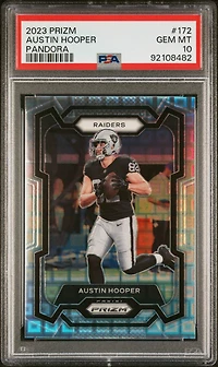 2023 Panini Prizm 172 Austin Hooper Pandora PSA 10