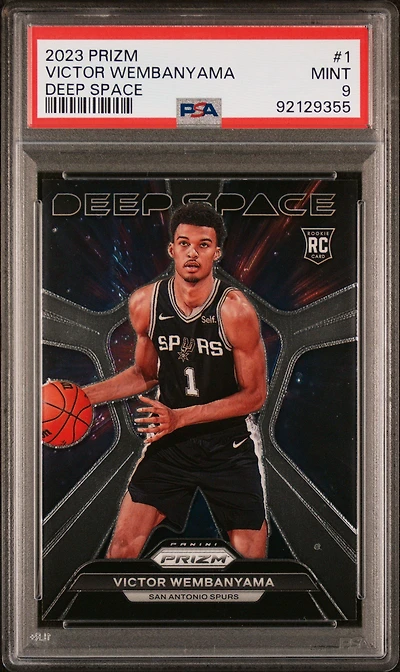 2023 Panini Prizm Deep Space 1 Victor Wembanyama PSA