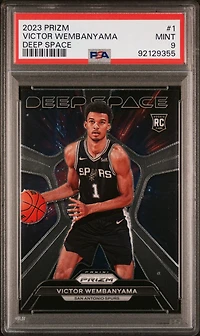 2023 Panini Prizm Deep Space 1 Victor Wembanyama PSA