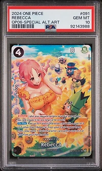 2024 One Piece Wings Of The Captain 091 Rebecca PSA 10