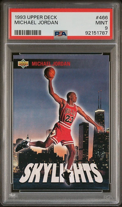 1993 Upper Deck 466 Michael Jordan PSA 9