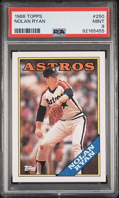 1988 Topps 250 Nolan Ryan PSA 9