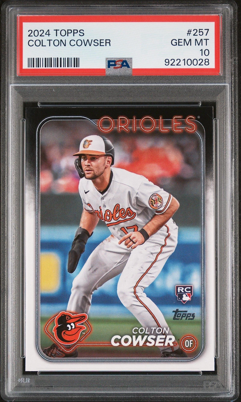 2024 Topps 257 Colton Cowser PSA 10