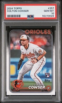2024 Topps 257 Colton Cowser PSA 10