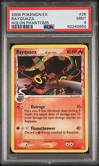 2006 Pokemon Ex Holon Phantoms 26 Rayquaza PSA 9