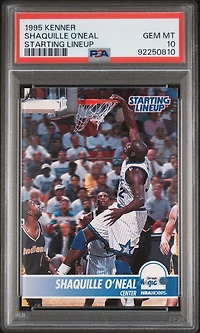 1995 Kenner Starting Lineup Shaquille O'neal PSA 10
